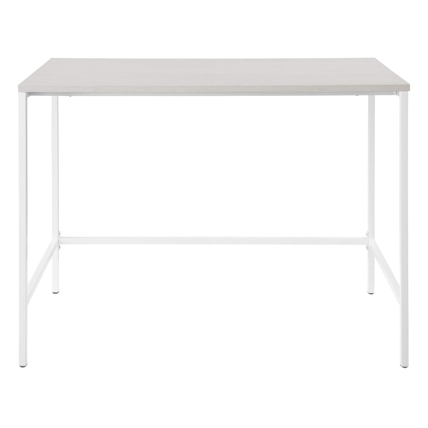OSP Home Furnishings Contempo 42" Desk in White Oak Finish