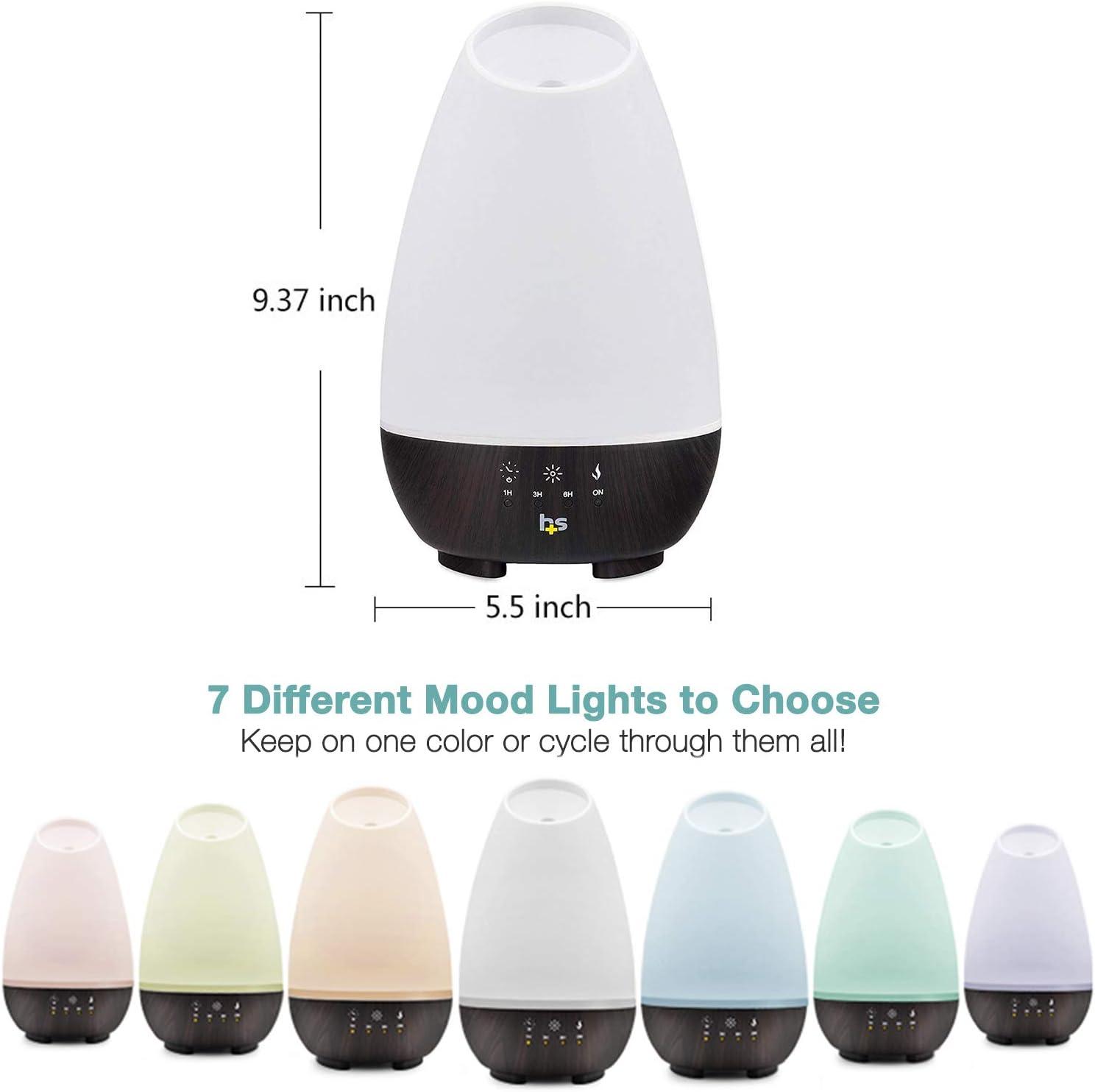 H+S - 500mL Essential Oil Aroma Diffuser, White