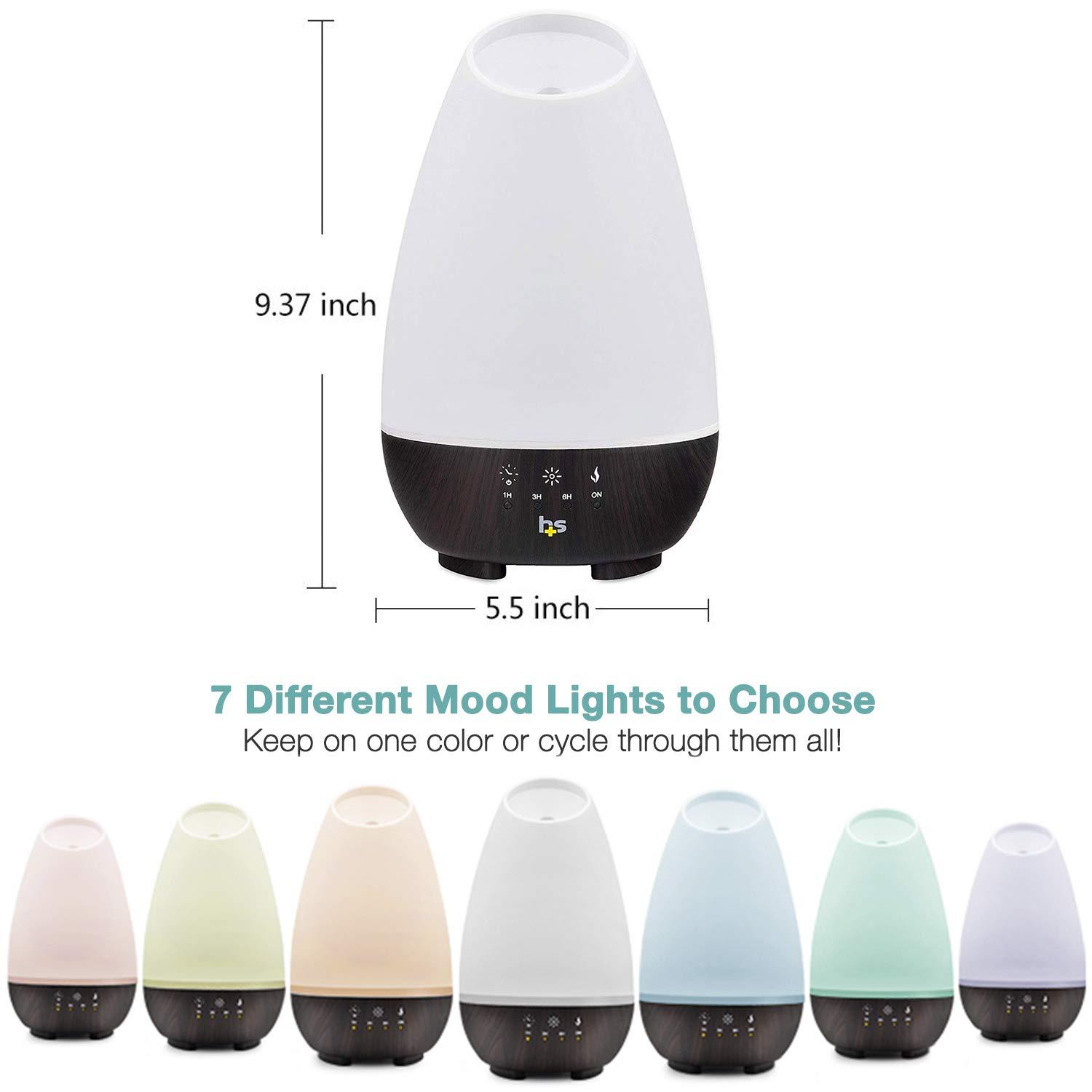 H+S - 500mL Essential Oil Aroma Diffuser, White