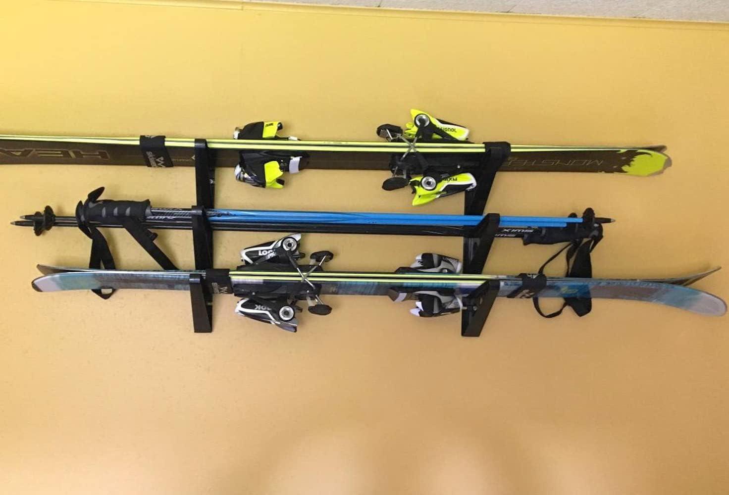 StoreYourBoard Trifecta Ski Storage Rack | 3 Levels