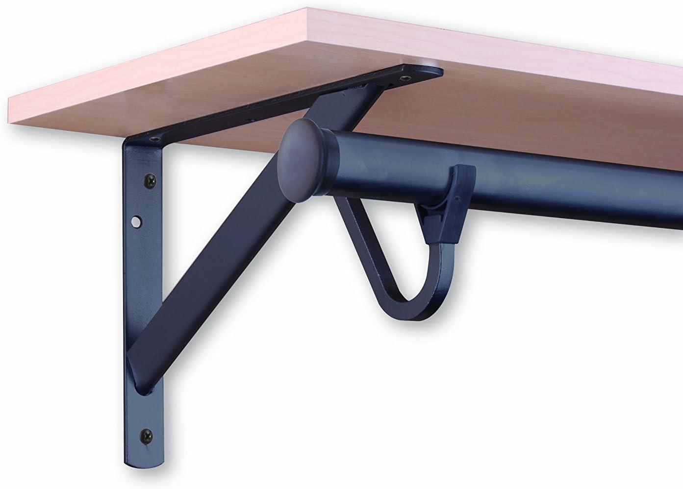Knape & Vogt Manufacturing 217341 11 in. x 0.25 in. Bronze Shelf Bracket