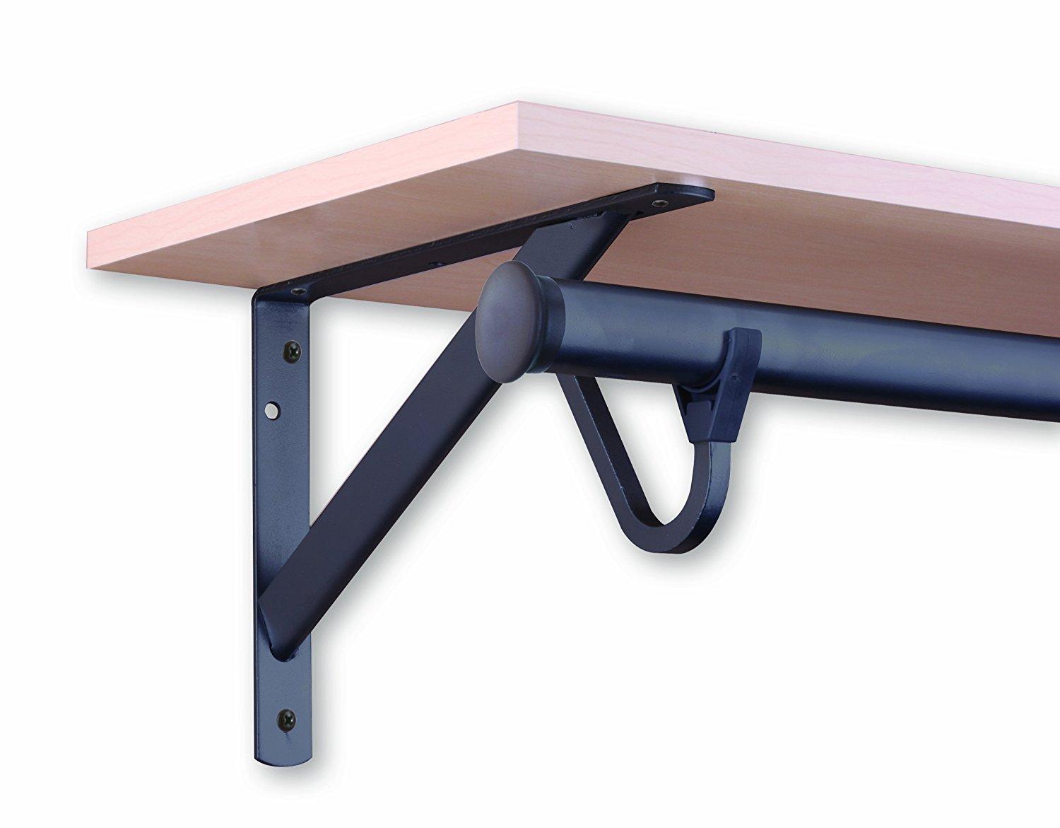Knape & Vogt Manufacturing 217341 11 in. x 0.25 in. Bronze Shelf Bracket