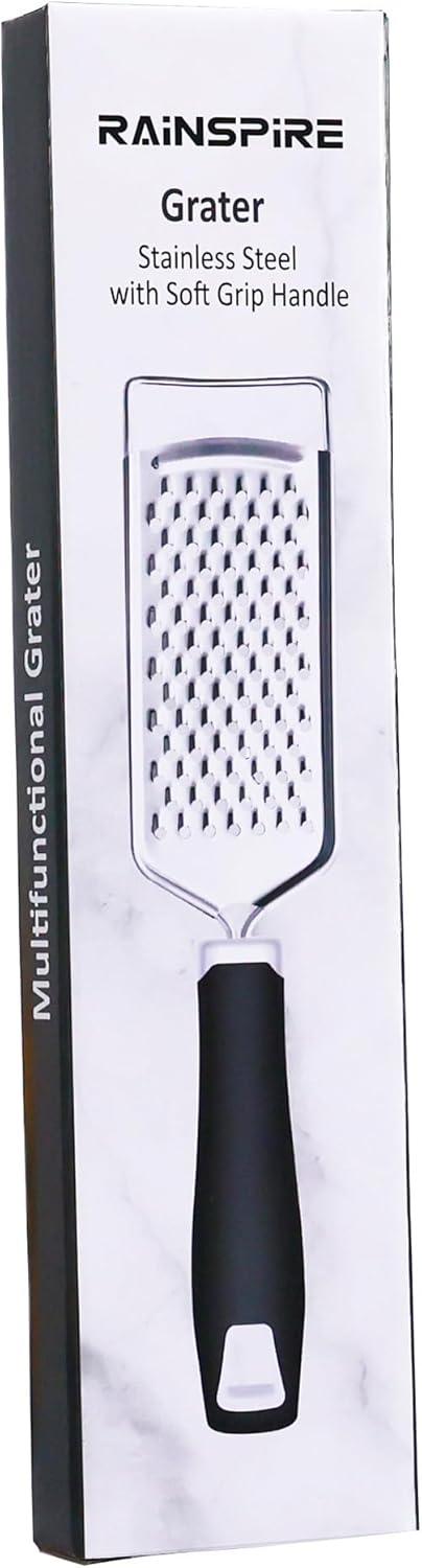 Professional Cheese Graters for Kitchen Stainless Steel Handheld, Metal Lemon Zester Grater With Handle For Cheese, Chocolate, Spices, Kitchen