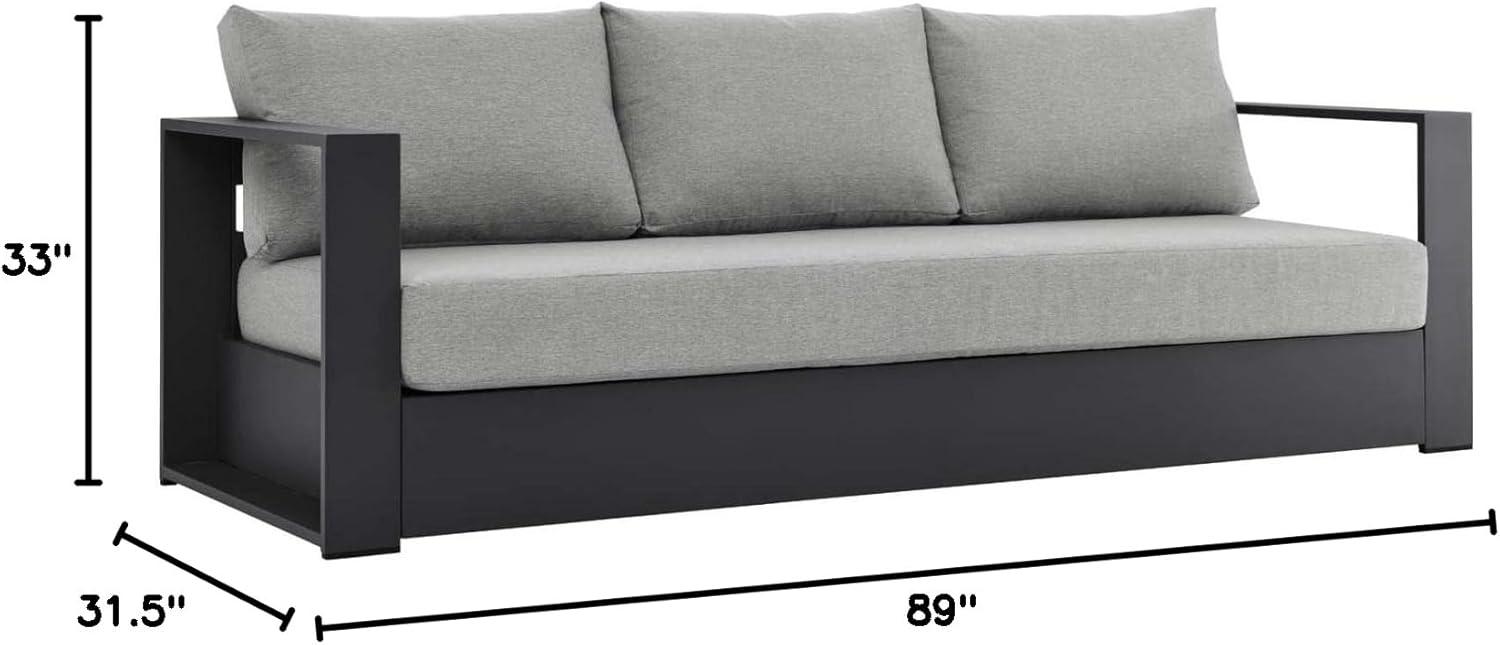 Modway Tahoe Outdoor Patio Powder-Coated Aluminum Sofa