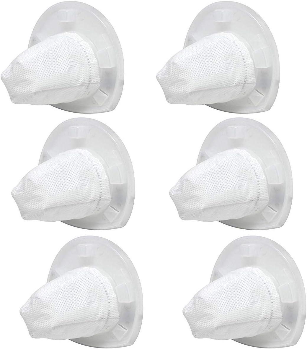 6 Pack Replacement Filter Compatible with Black & Decker Hand Vacuum Cordless Vacuum VF110 CHV1410L, CHV1410, CHV9610, CHV1210, CHV1410B, CHV1510, BDH2000L