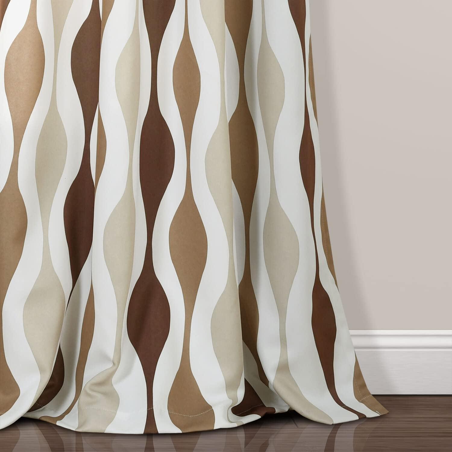 Polyester Room Darkening Curtain Pair (Set of 2)