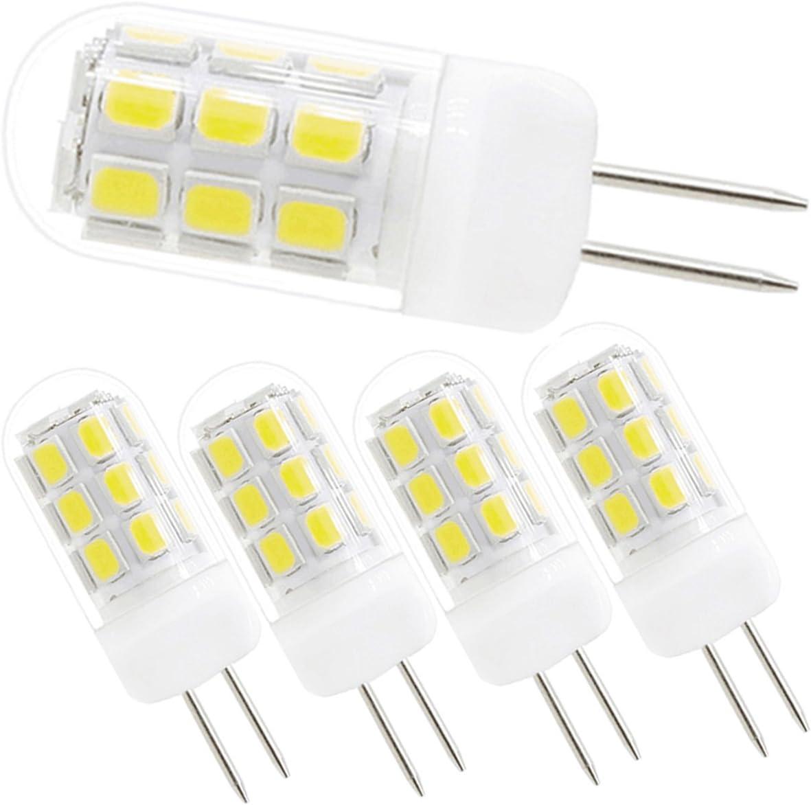 G4 LED Bulb 120V Bi-Pin Base, 3W Soft Warm White 3000K, Replaces 30W-35W Halogen for Under Cabinet, Ceiling, Wall, and Puck Lights