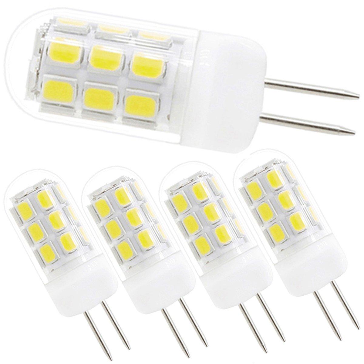 G4 LED Bulb 120V Bi-Pin Base, 3W Soft Warm White 3000K, Replaces 30W-35W Halogen for Under Cabinet, Ceiling, Wall, and Puck Lights