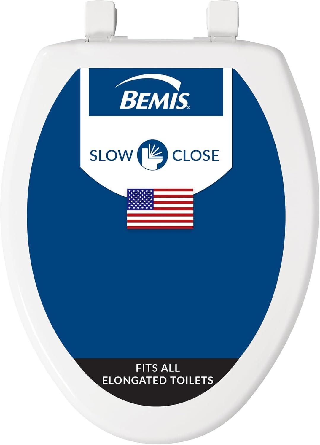 Bemis 166TT 000 Elongated Toilet Seat, White Molded Wood - Quantity 1