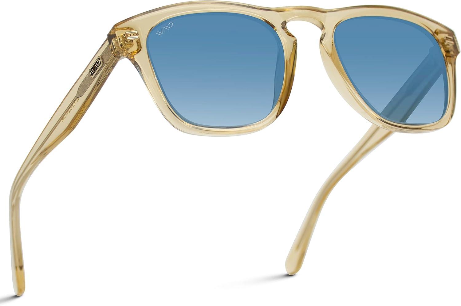 WMP Eyewear Rectangle Polarized Mens Sunglasses