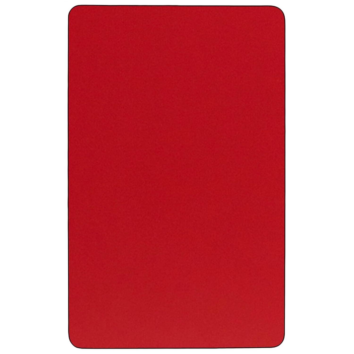 Goddard 24''W x 48''L Rectangular HP Laminate Activity Table - Adjustable Legs