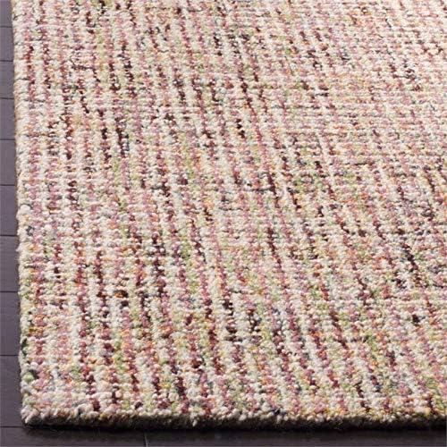 Abstract ABT468 Handmade Indoor Area Rug - Black/Ivory - 9'x12' - Safavieh
