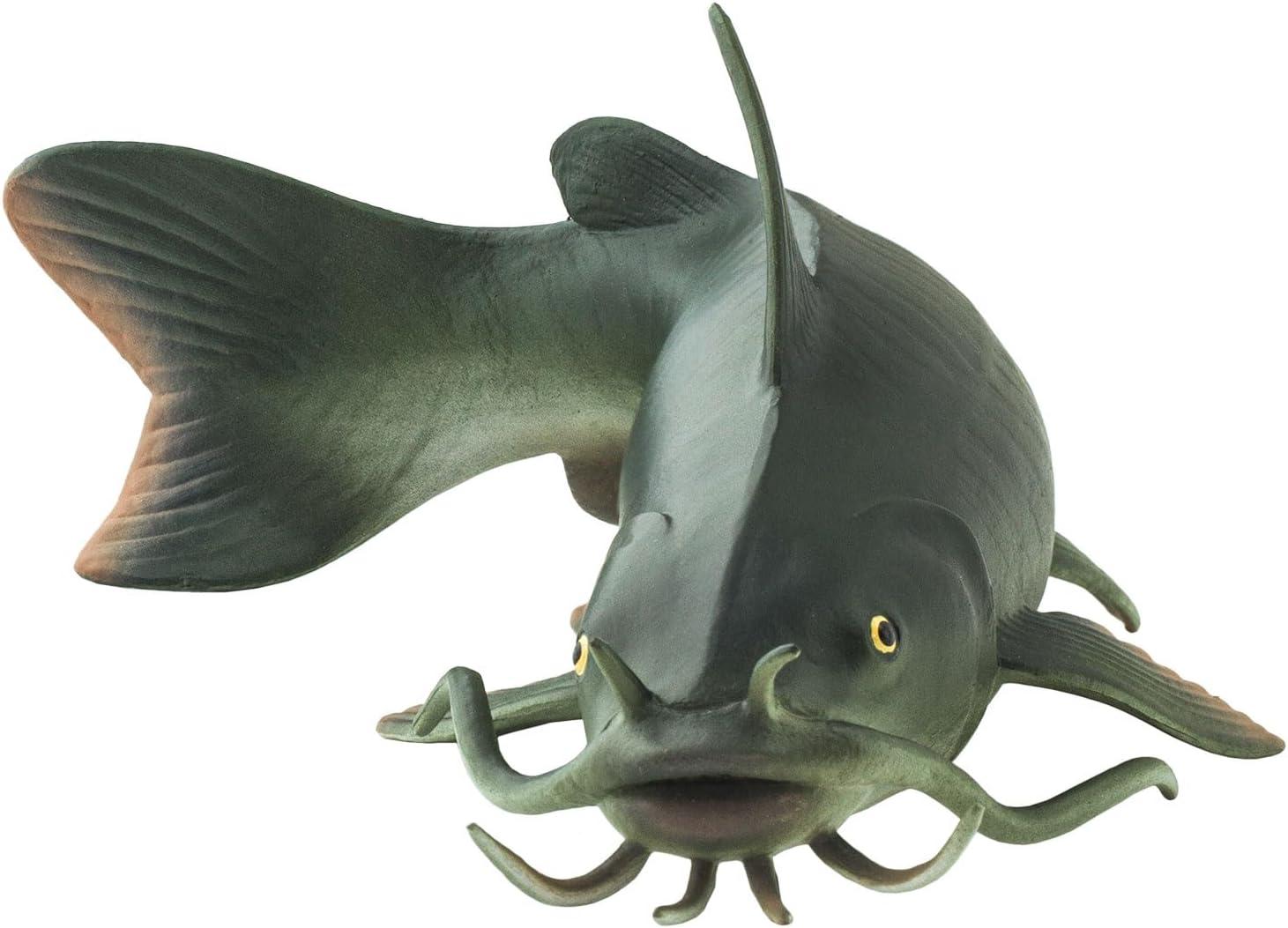 Safari Ltd. Catfish Figurine - Realistic 6" Fish Figure - Educational Toy for Boys, Girls, and Kids Ages 3+