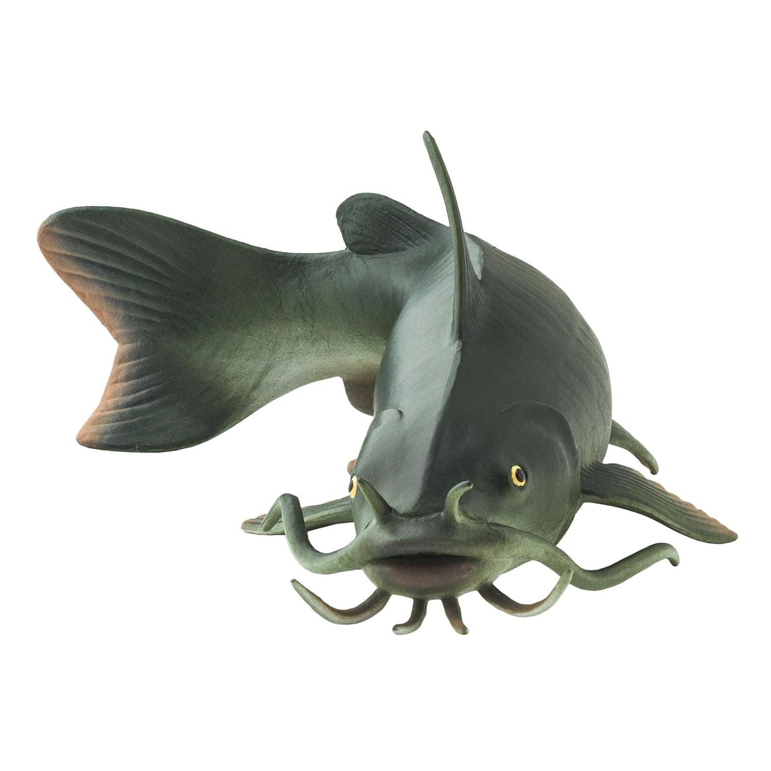 Safari Ltd. Catfish Figurine - Realistic 6" Fish Figure - Educational Toy for Boys, Girls, and Kids Ages 3+