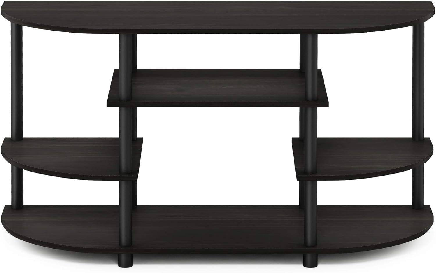 Furinno TV Stand for TV's up to 44" Console Entertainment Center Bookcase Shelves