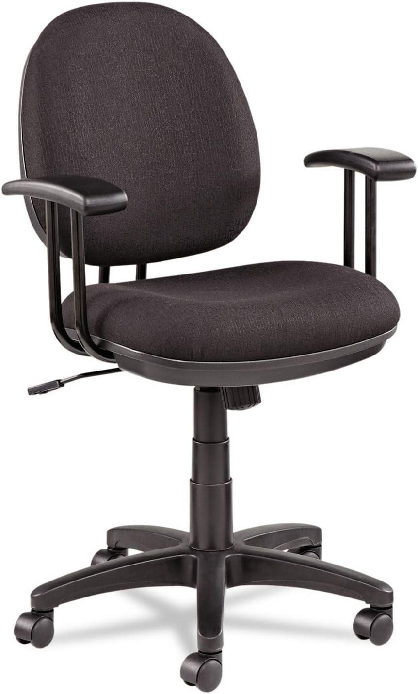 Alera Interval Series Swivel/Tilt Task Chair, Supports Up to 275 lb, 18.42" to 23.46" Seat Height, Black