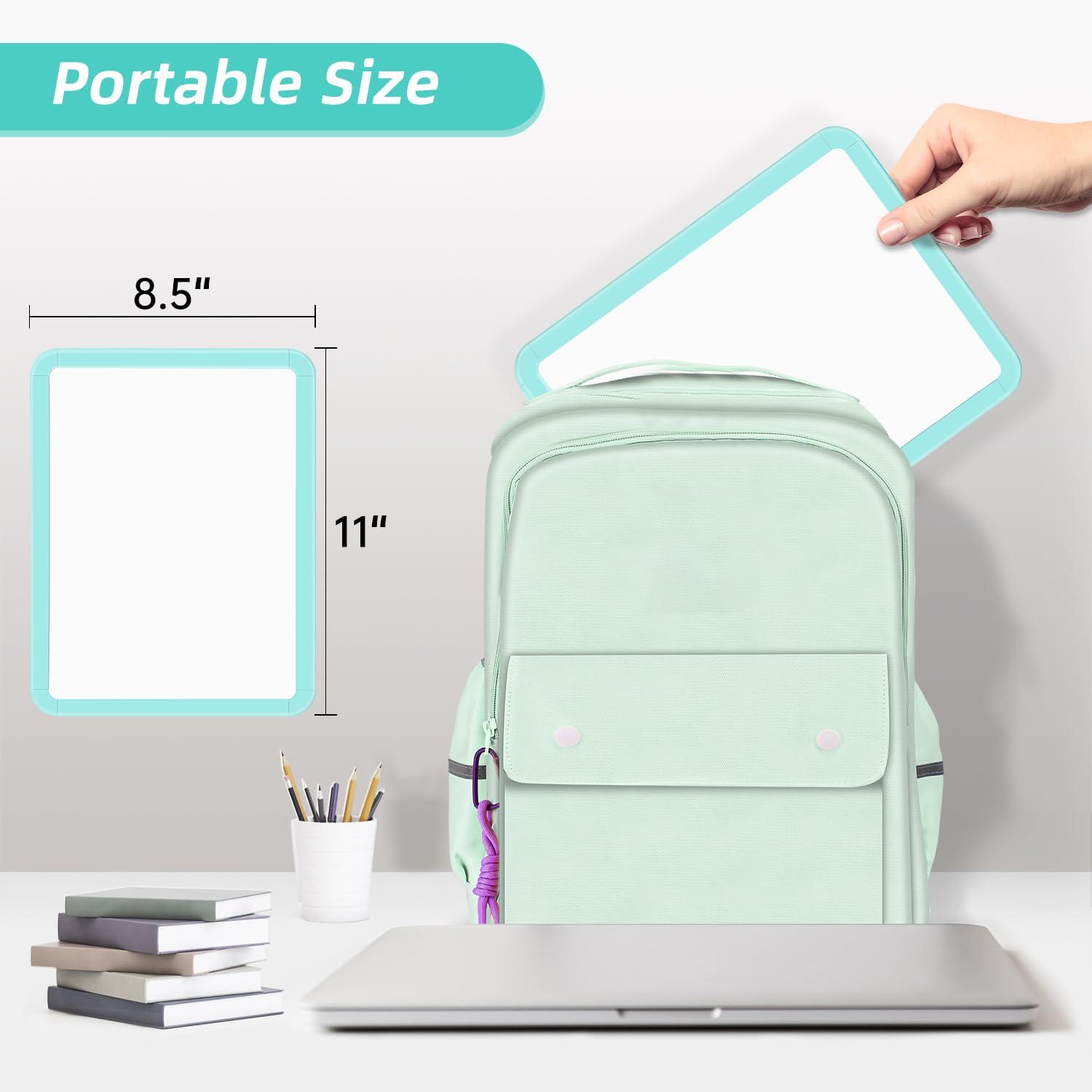 VUSIGN Small Dry Erase Whiteboard, 8.5 x 11 Inches White Board for Kids, Students, Fridge, Locker, Mini Dry Erase Board