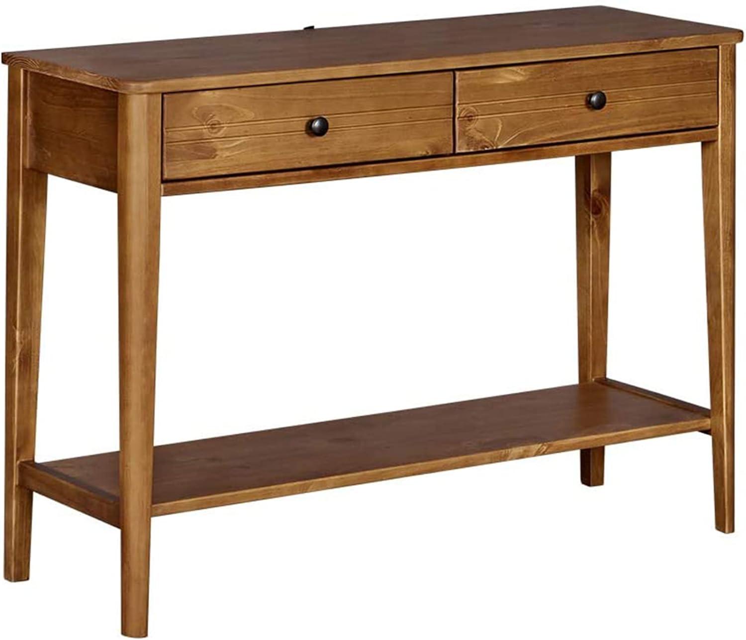 Solid Wood 2 - Drawer End Table