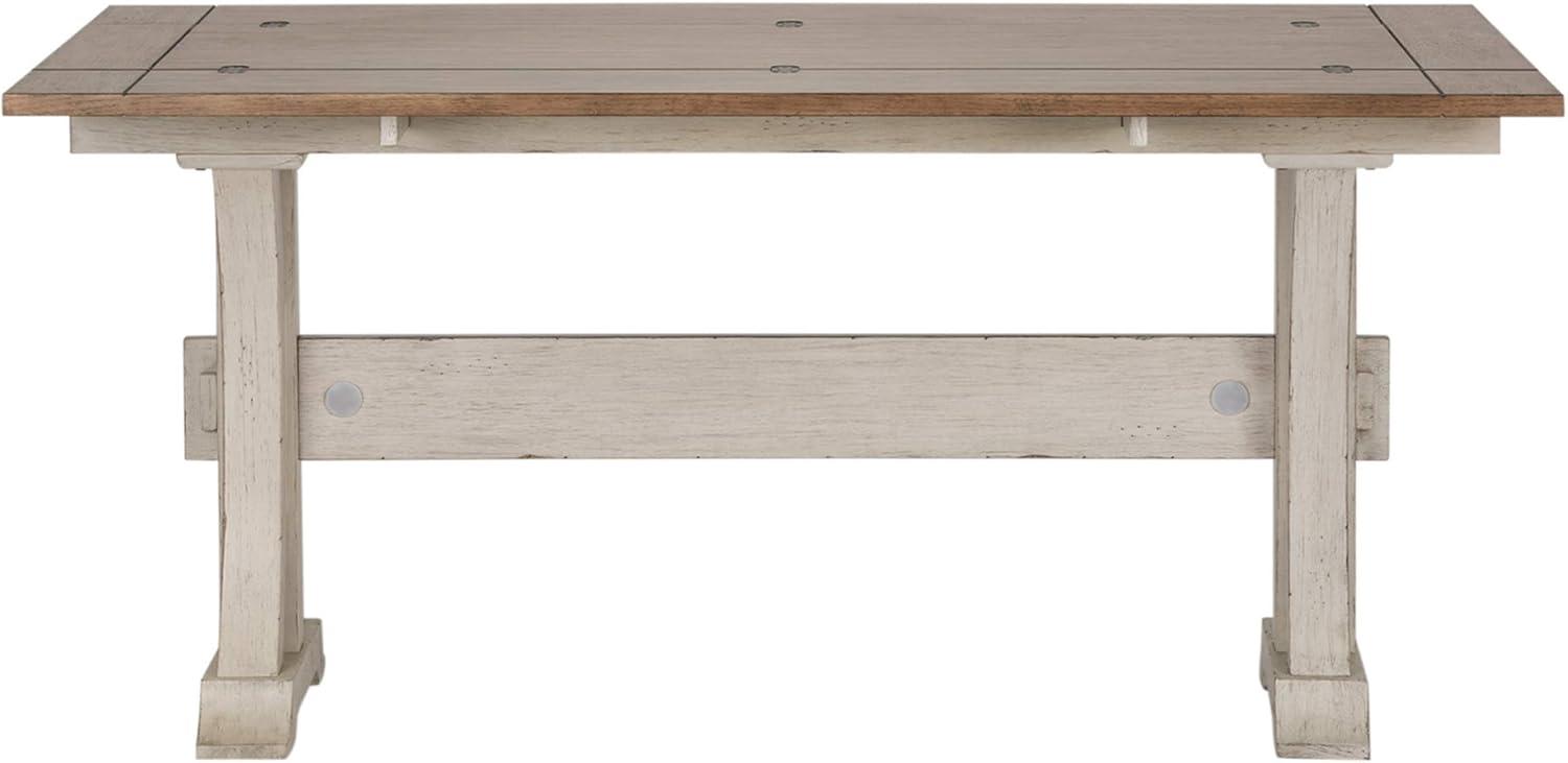 Farmhouse Reimagined White Flip Lid Sofa Table