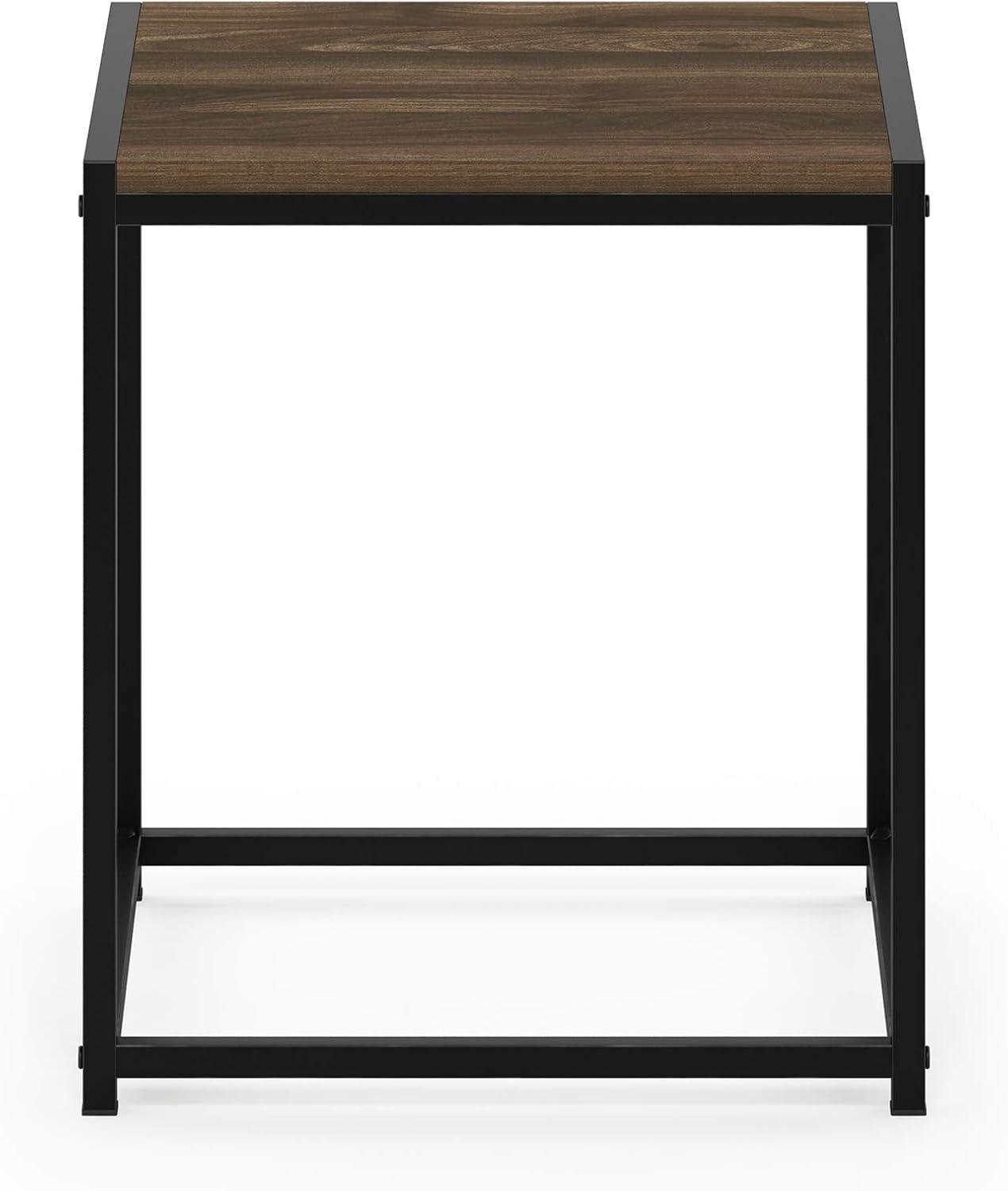 Furinno Camnus Modern Living End Table, Columbia Walnut