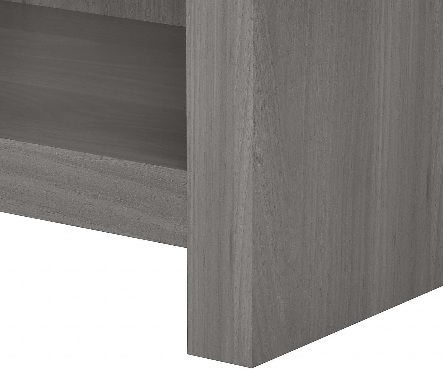 Echo 5 Shelf Bookcase in Modern Gray - Engineered Wood