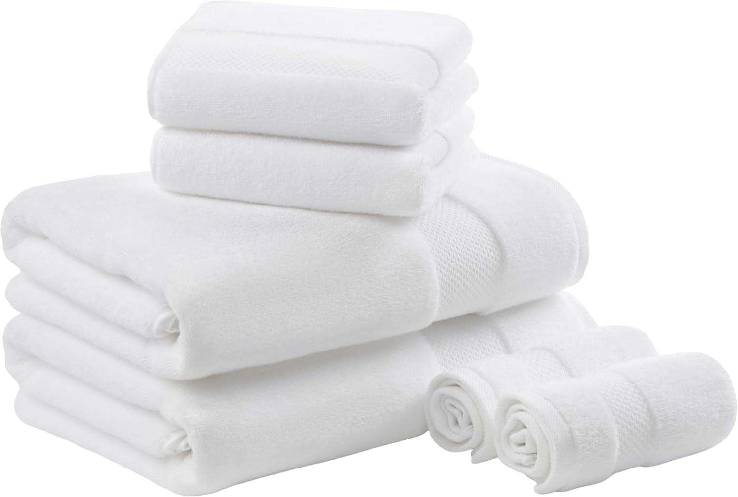 Turkish 100% Cotton Oversized Quick Dry Highly Absorbent Towel Set