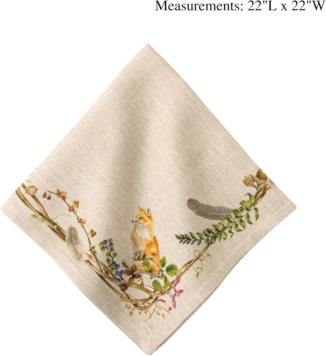 Forest Walk Napkin with Animals