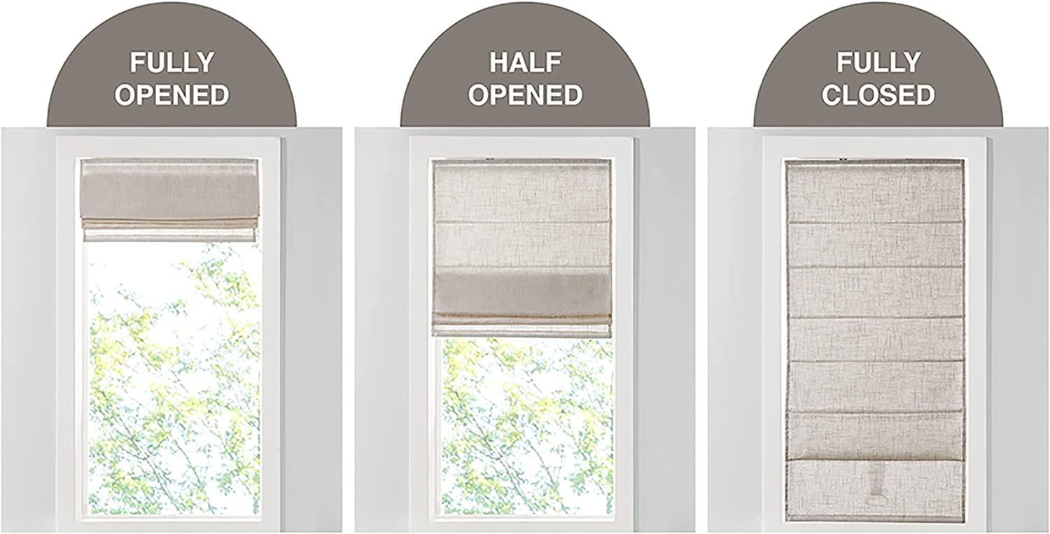 Kyler Linen Blend Light Filtering Single Roman Shade