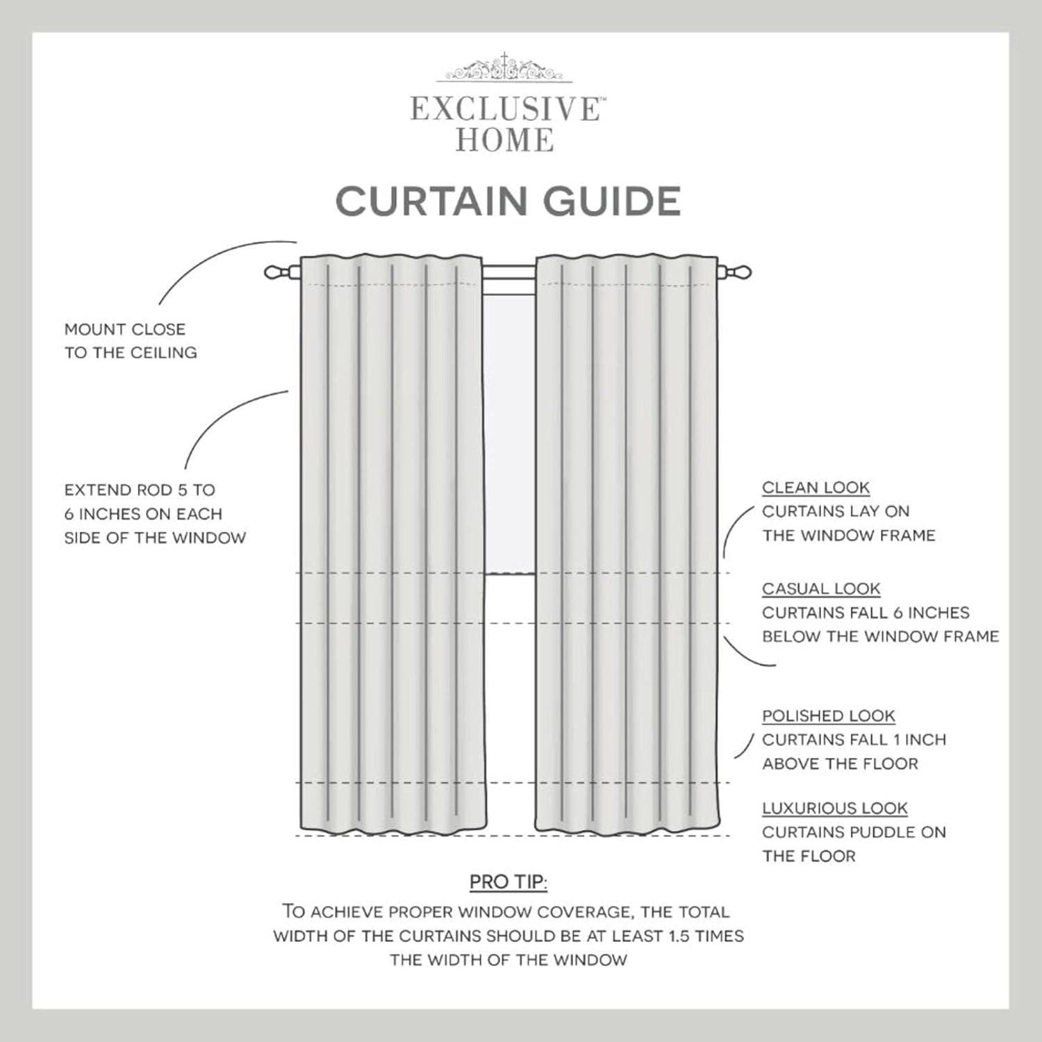 Set of 2 (84"x52") Velvet Heavyweight Hidden Tab Top Curtain Panels Taupe - Exclusive Home: Light Filtering Window Curtains