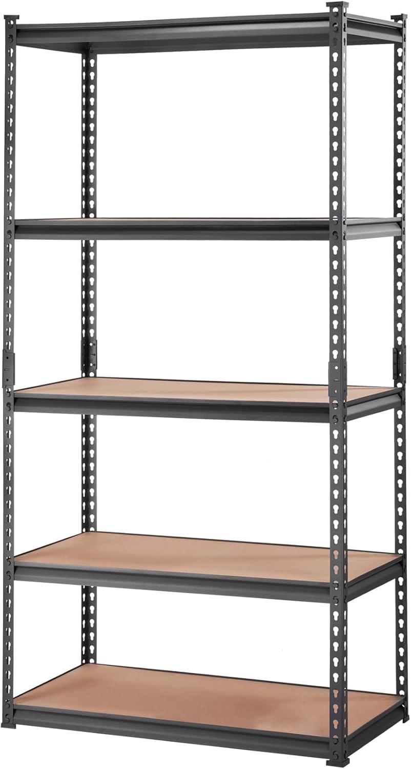 VEVOR Storage Shelving Unit, 5-Tier Adjustable 2000 lbs Capacity Heavy Duty Garage Shelves 36" L x 18" W x 72" H