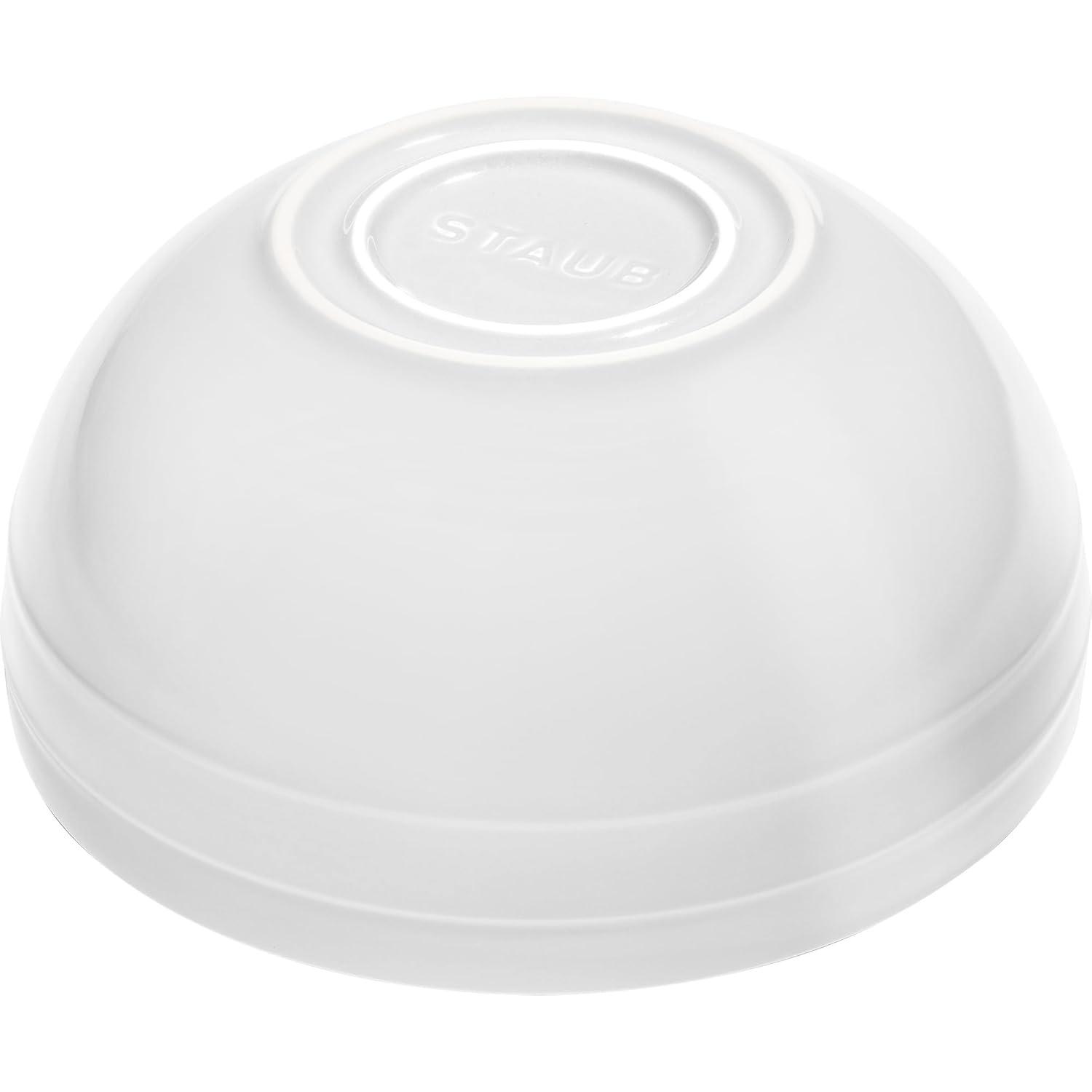 Staub White 2-Piece Nested Serve Bowl Set