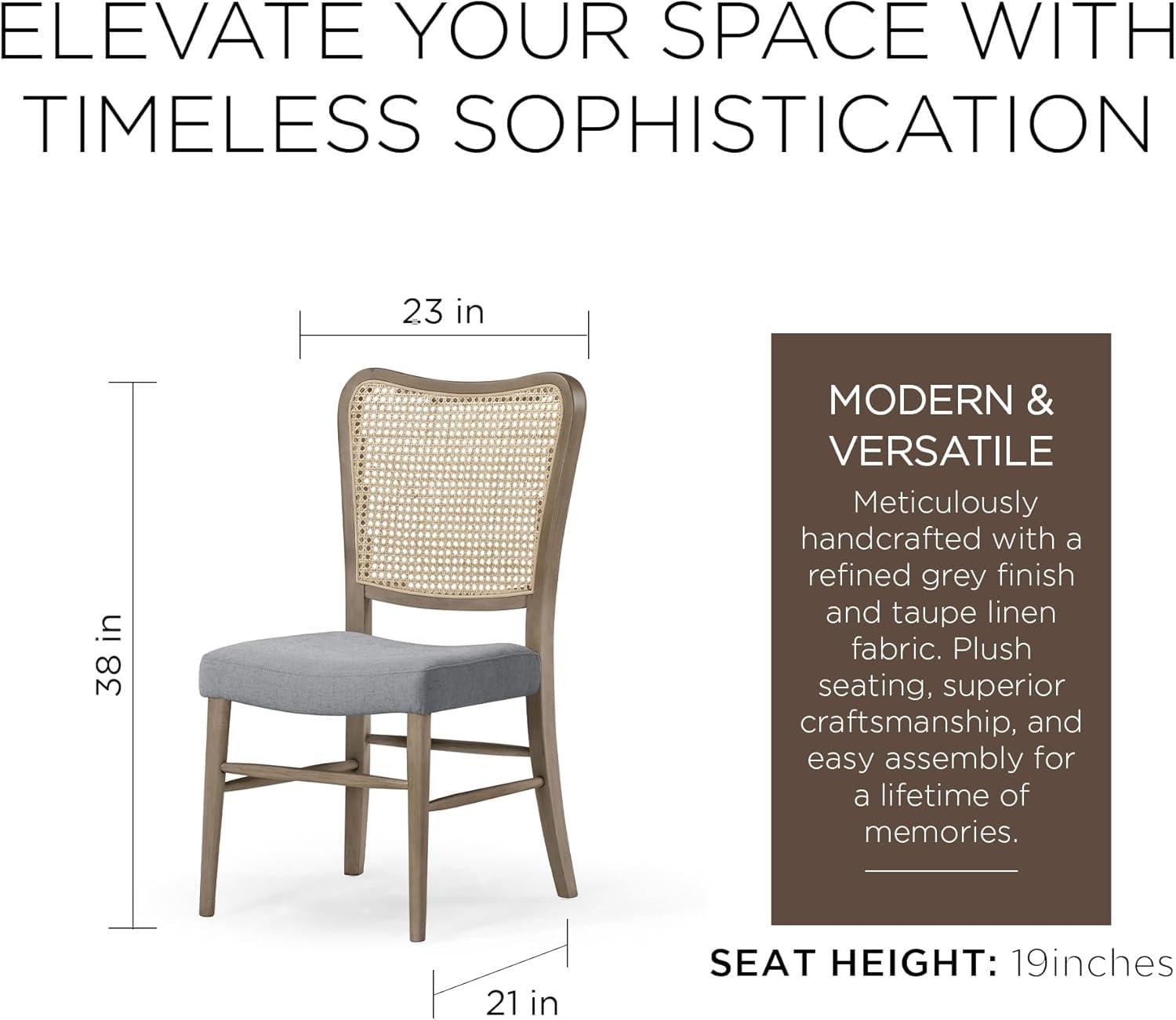 Maven Lane Maven Lane Vera Classical Wooden Dining Chair (Set of 2)