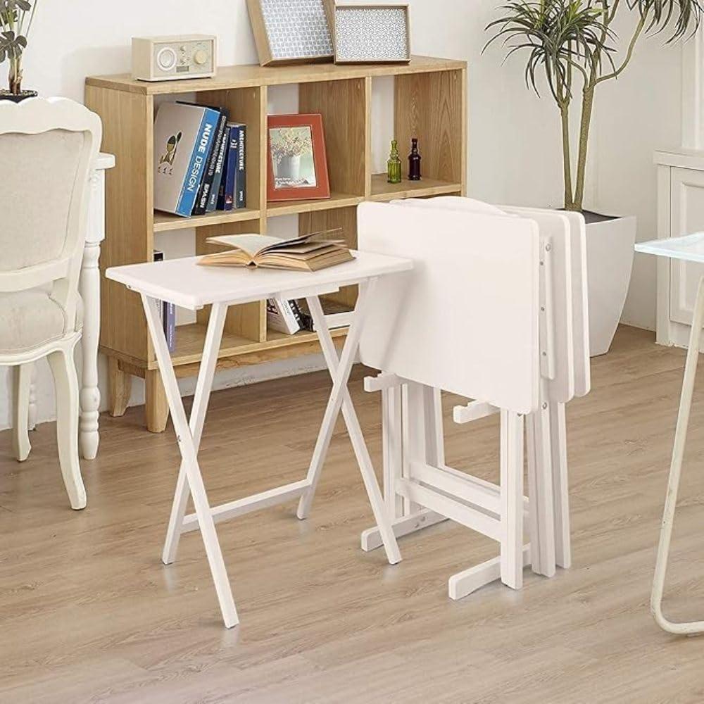 Yu Shan Co. USA, Ltd. 19'' Solid Wood Rectangular Portable Folding Table