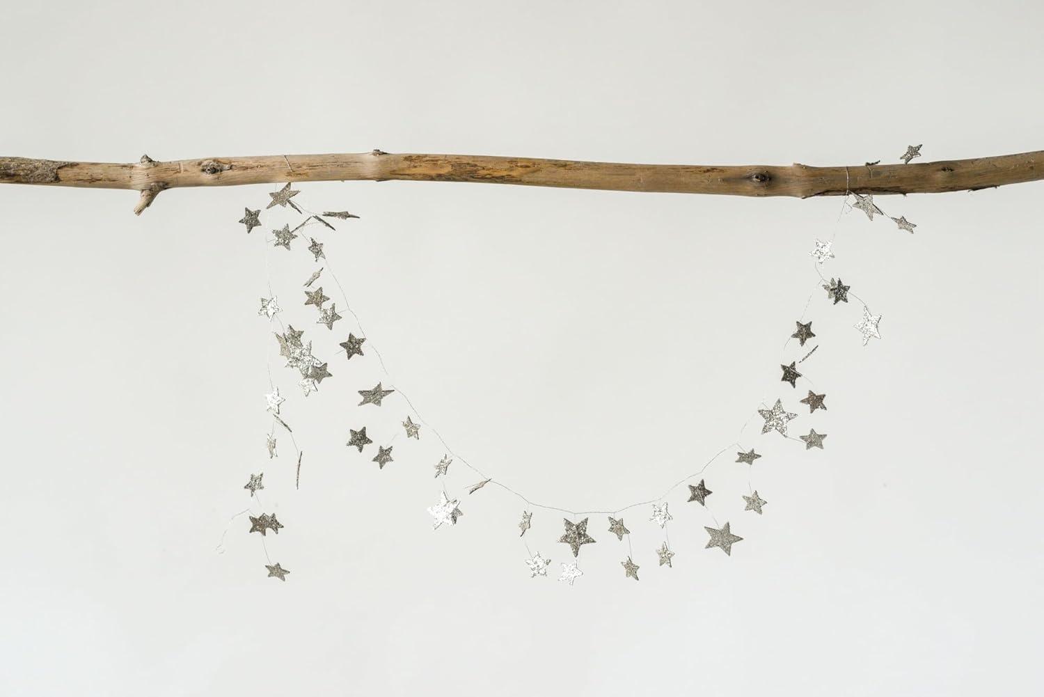 Alarcon Cardboard Glitter Star Tree Garland