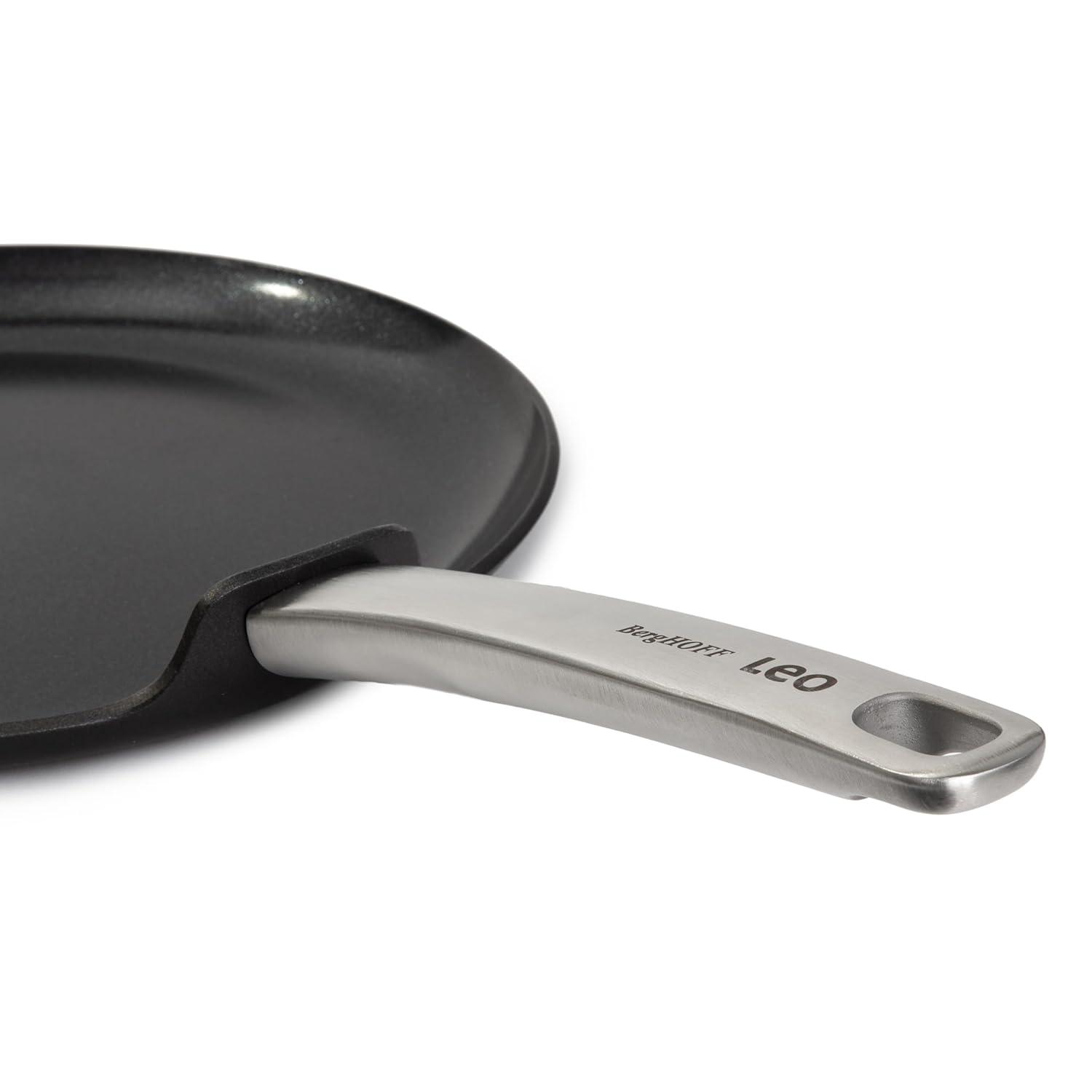 BergHOFF BergHOFF Leo Graphite Nonstick Ceramic Pancake Pan 10.25", Sustainable Recycled Material