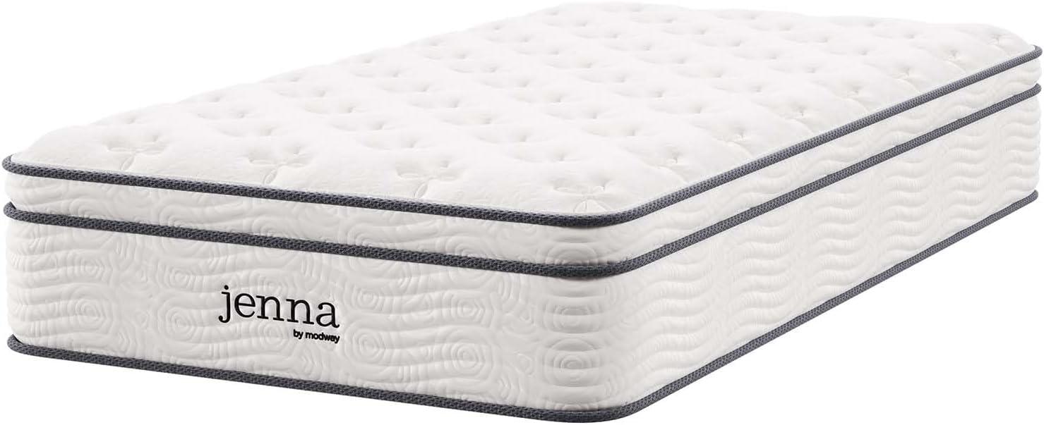 Modway Jenna 12 Inch Innerspring and Foam Twin Mattress
