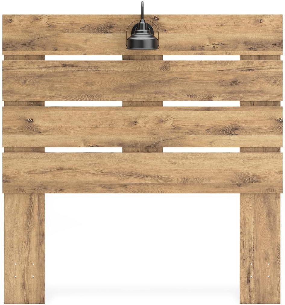 Signature Design by Ashley Casual Larstin Full Panel Headboard  Tan Brown