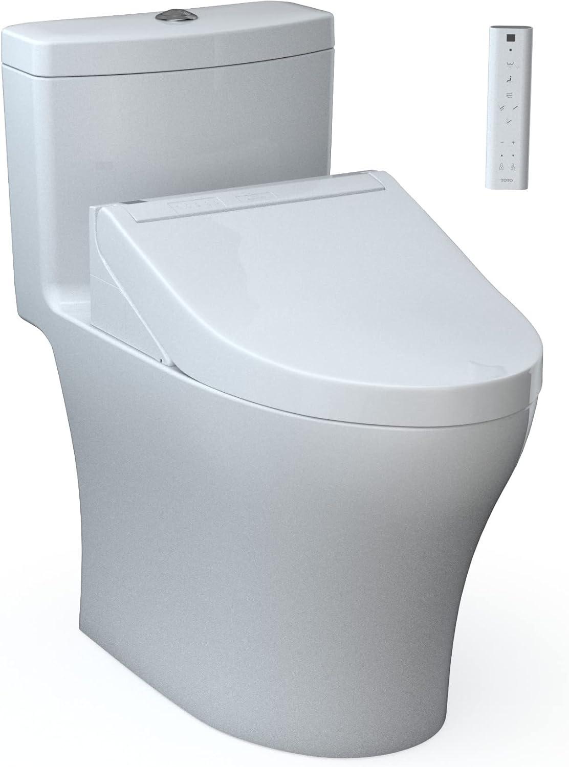 Aquia® Dual-Flush Elongated One-Piece Toilet with Tornado Flush (Seat Included)