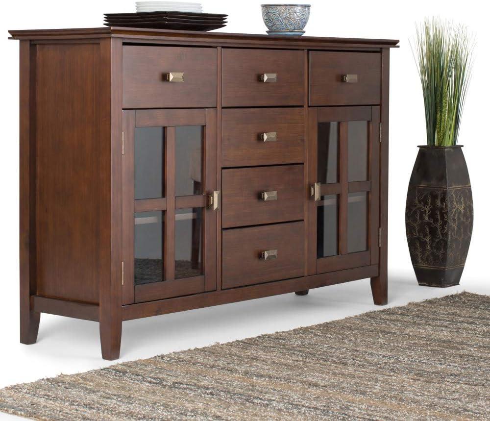 Simpli Home Artisan Sideboard Buffet-Color:Russet Brown