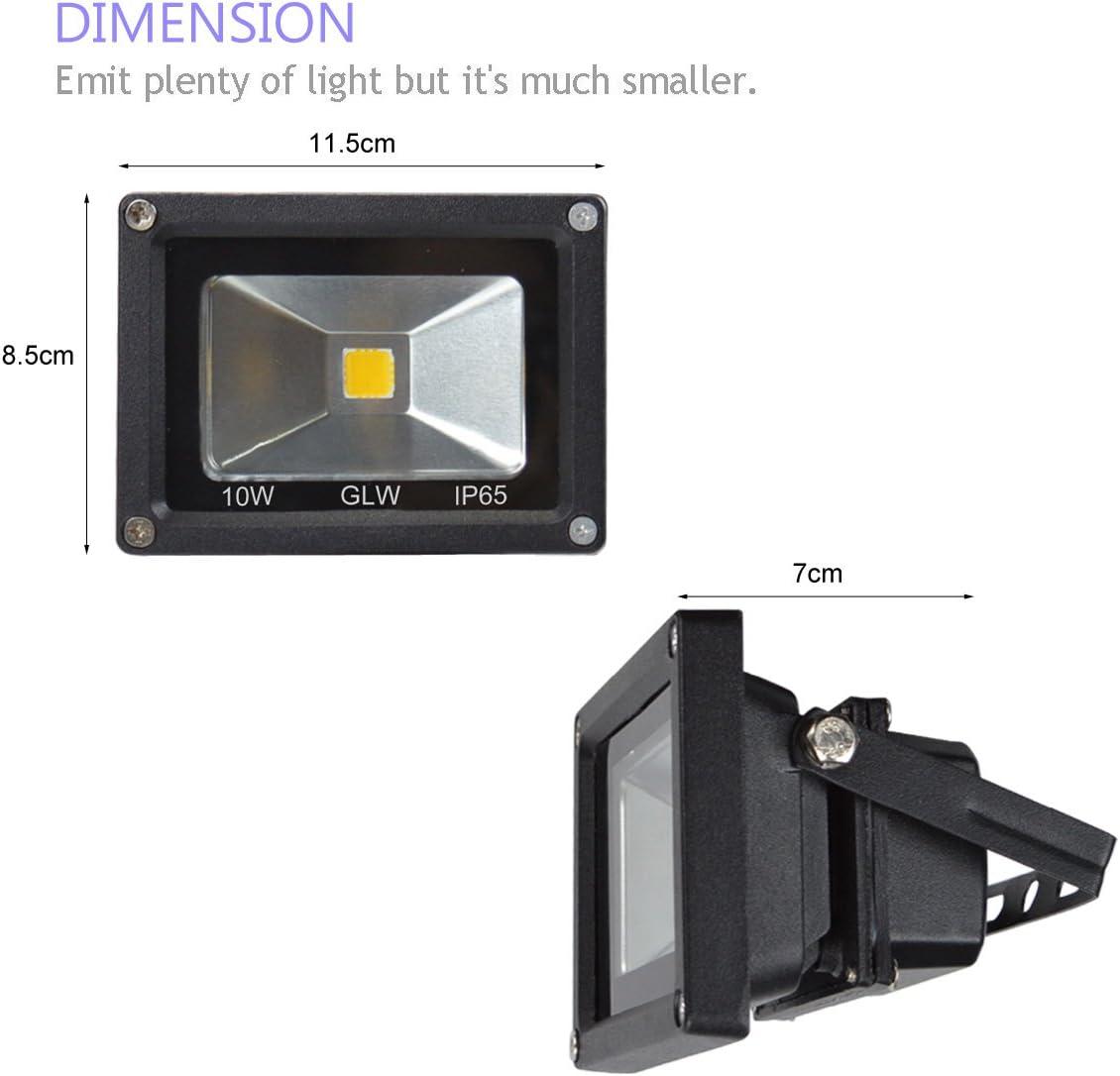 Mini IP65 Waterproof 12V AC/DC LED Flood Light - 10W, 900LM, Daylight White - High-Quality Outdoor L