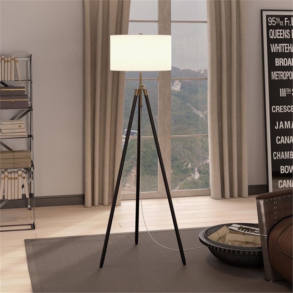 Evelyn&Zoe Minimalist Metal Floor Lamp