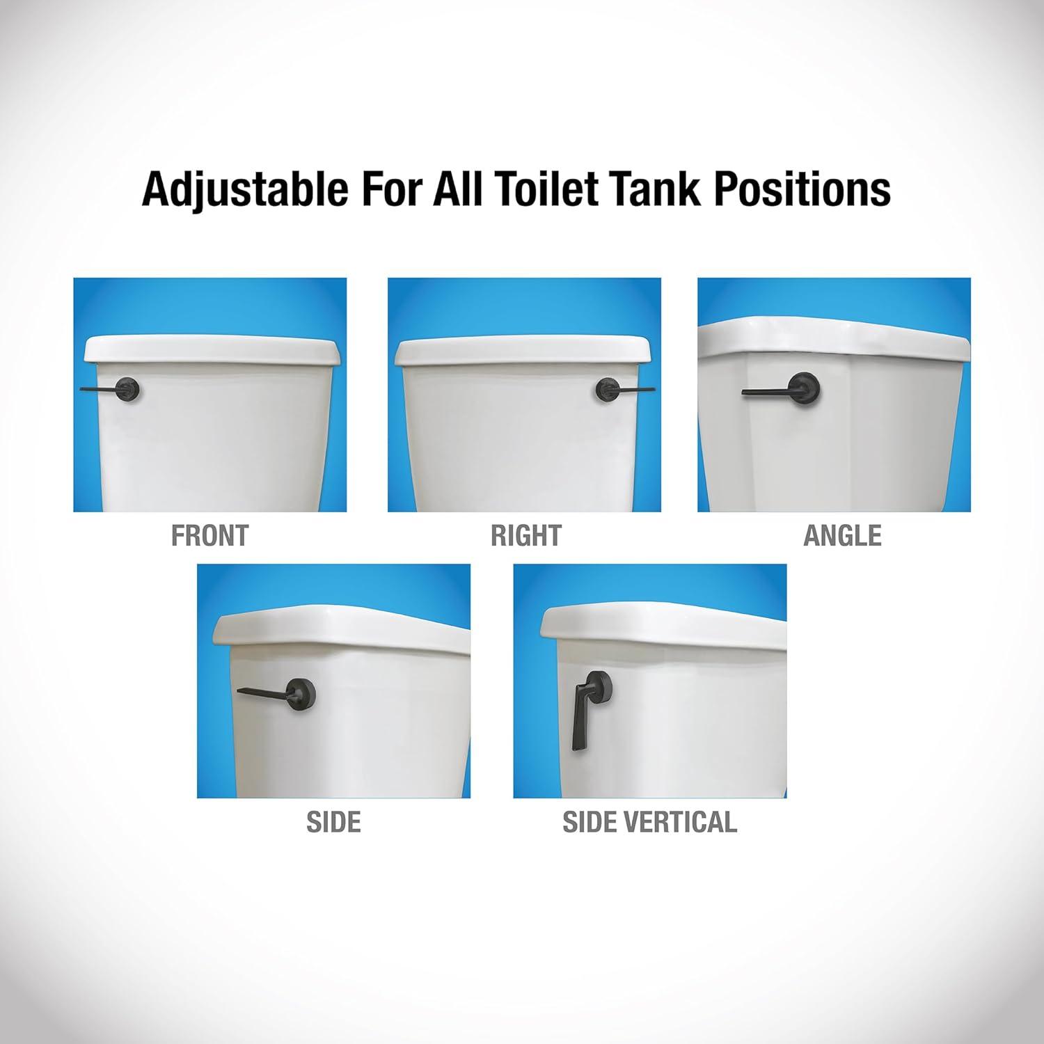 Danco Universal Blade Tank Lever Replacement Handle with Front/Side/Angle/Side/Vertical Mount in Matte Black (12052)