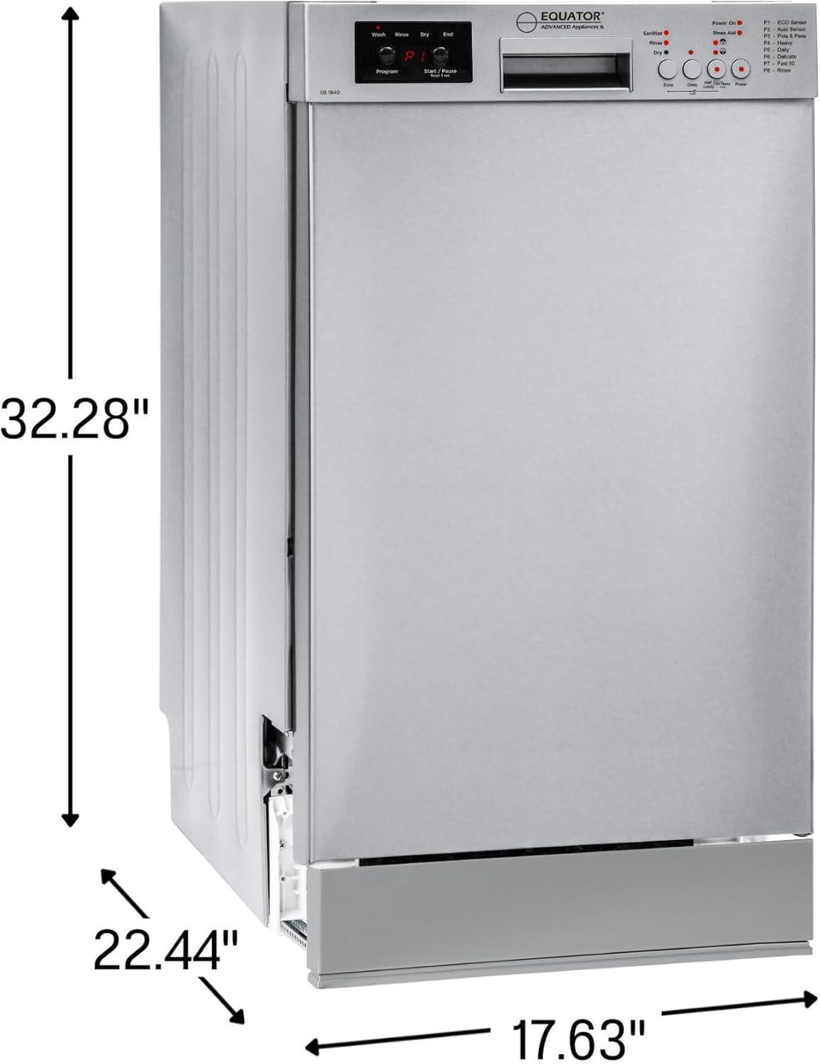 Equator Tiny Home Ultra Compact Appliance Pack- Combo Washer-dryer+dishwasher+cooking Range+refrigerator+microwave