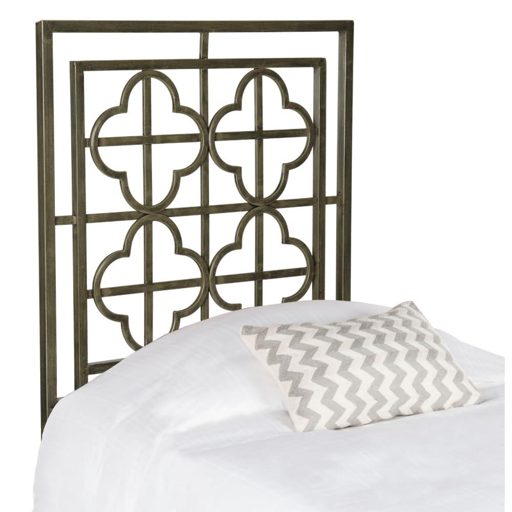 SAFAVIEH Home Collection Lucina French Silver Headboard, Full