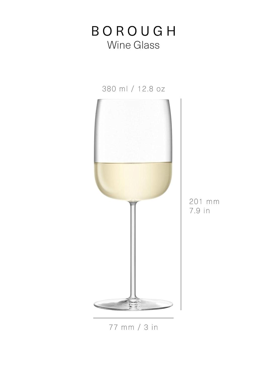 Borough Glassware by LSA International - White Wine Glasses -Set of 4
