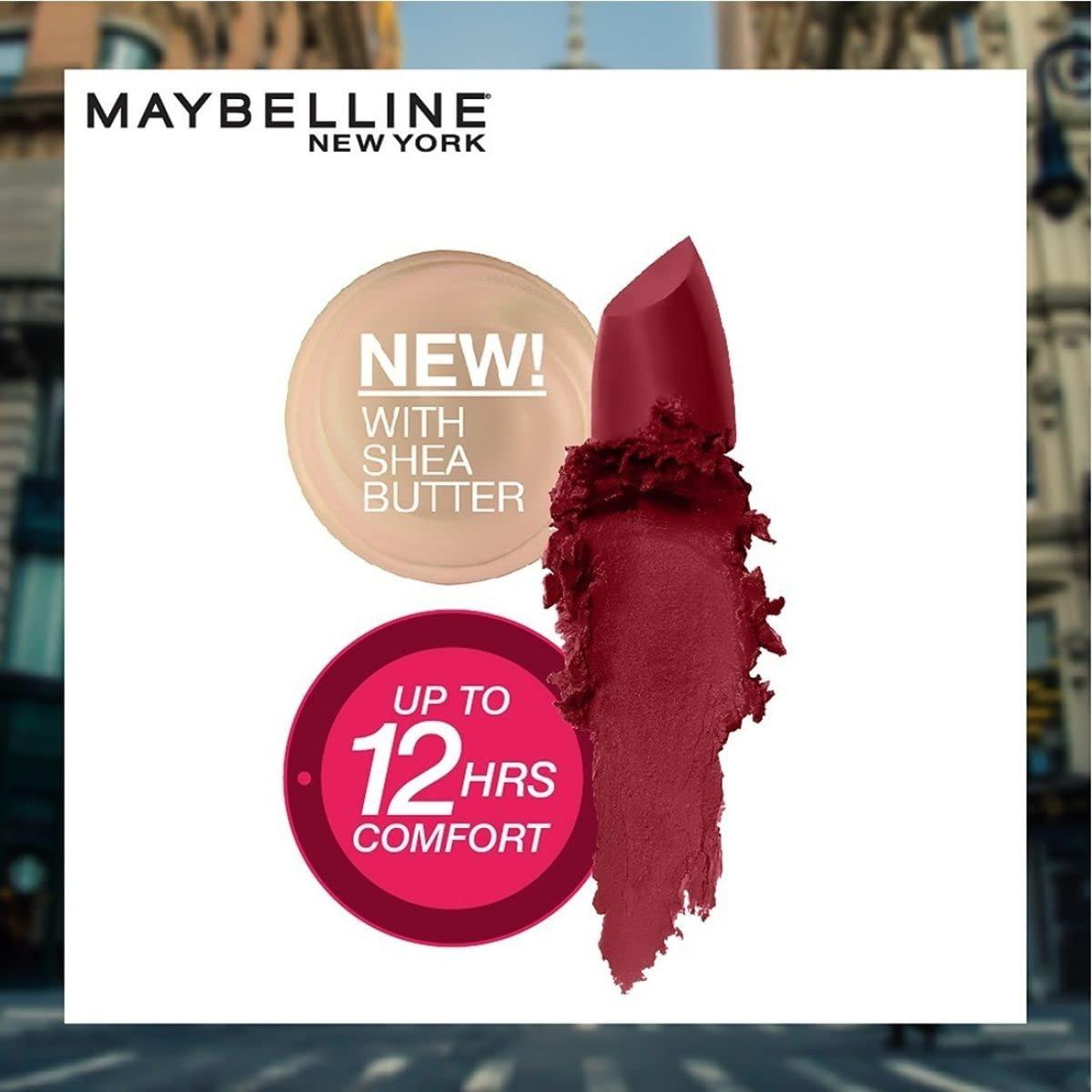 Maybelline Color Sensational Creamy Matte Lip Color - 695 Divine Wine - 0.15oz