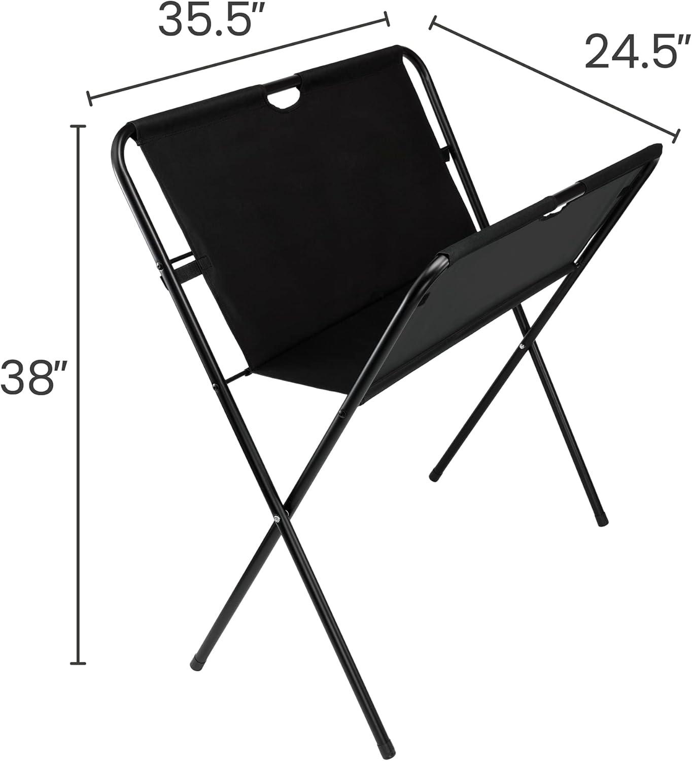 Creative Mark Folding Canvas Jumbo Print Rack - Artist Gallery Portable Display Rack for Posters, Artwork, Prints, Canvas, Panels, Galleries, Studios & Storage