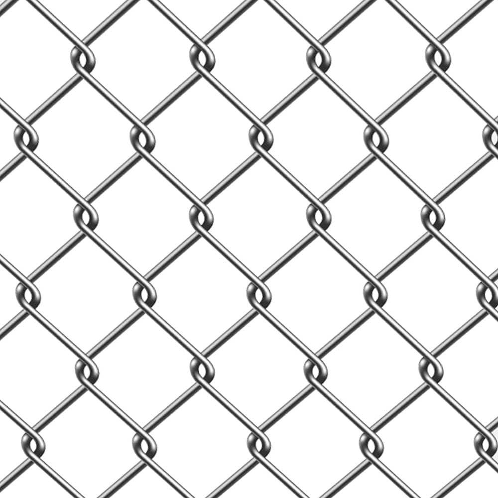 ALEKO Galvanized Steel Chain Link Fence - Complete Kit