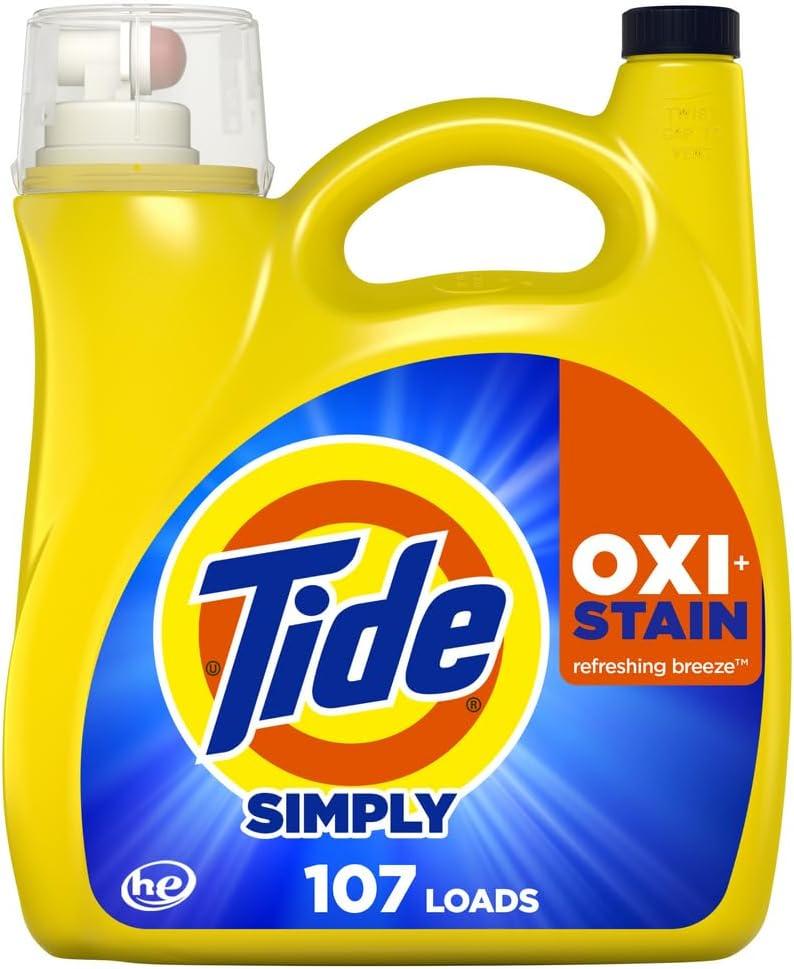 Tide Simply Oxi Liquid Laundry Detergent - 151 fl oz