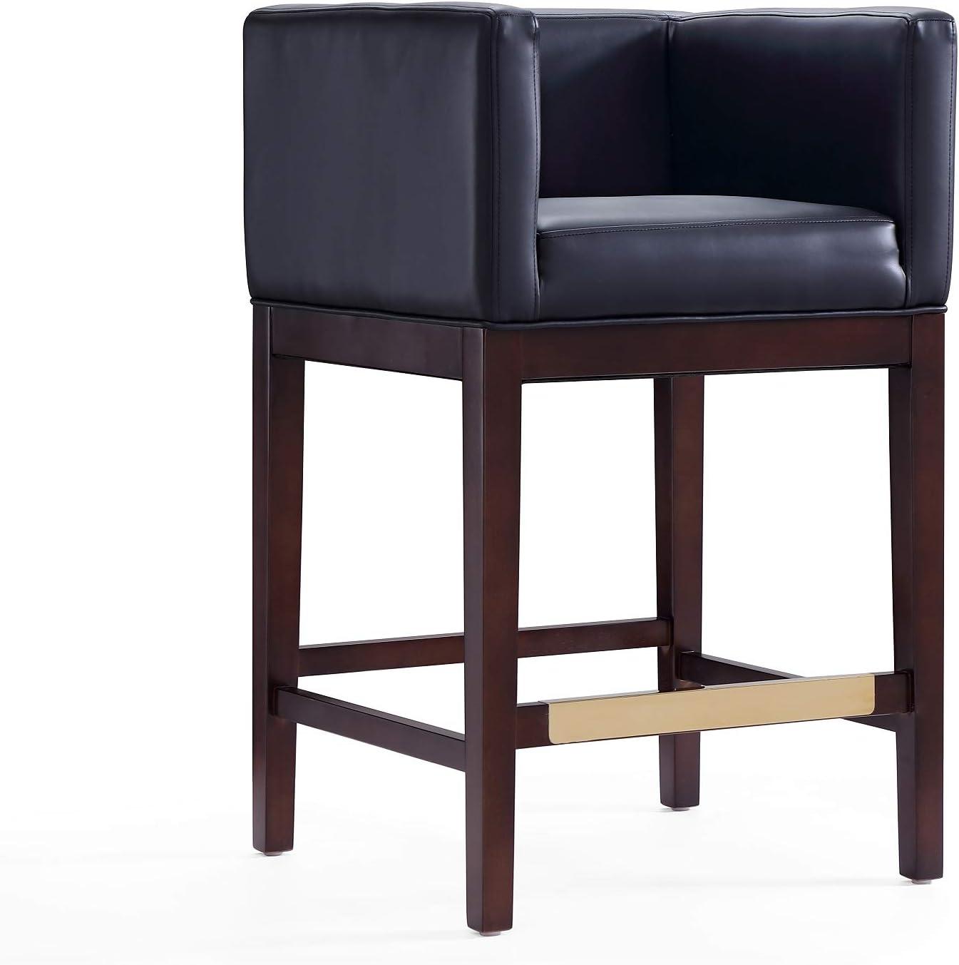 Kingsley Upholstered 30'' Counter Stool with Solid Wood Frame